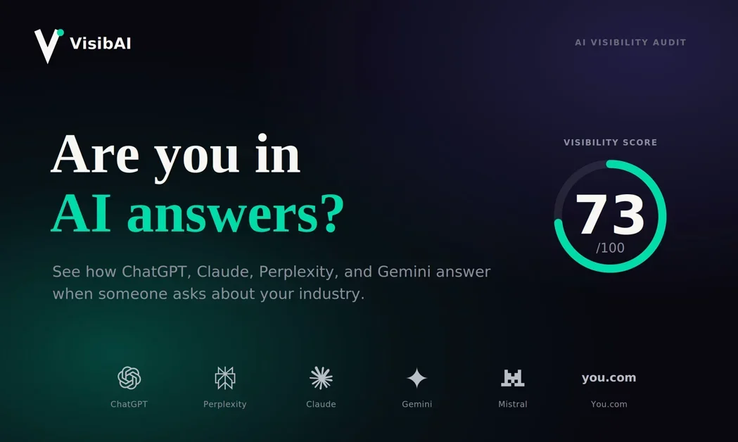 [VisibAI] Are you in AI answers? Find out and fix it in minutes