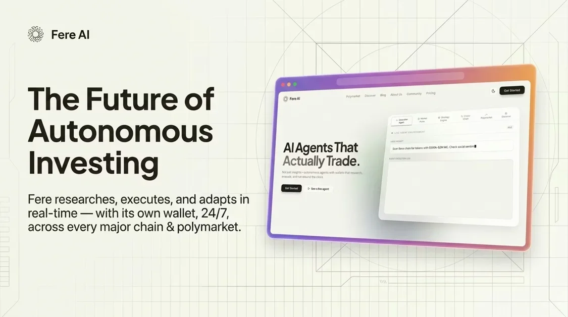 [Fere AI] AI agents that turn signals into crypto + Polymarket trades