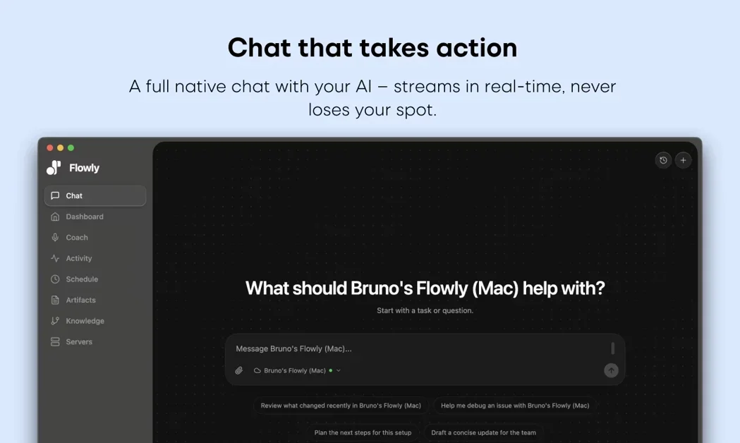 [Flowly] Your personal AI assistant, native to your desktop