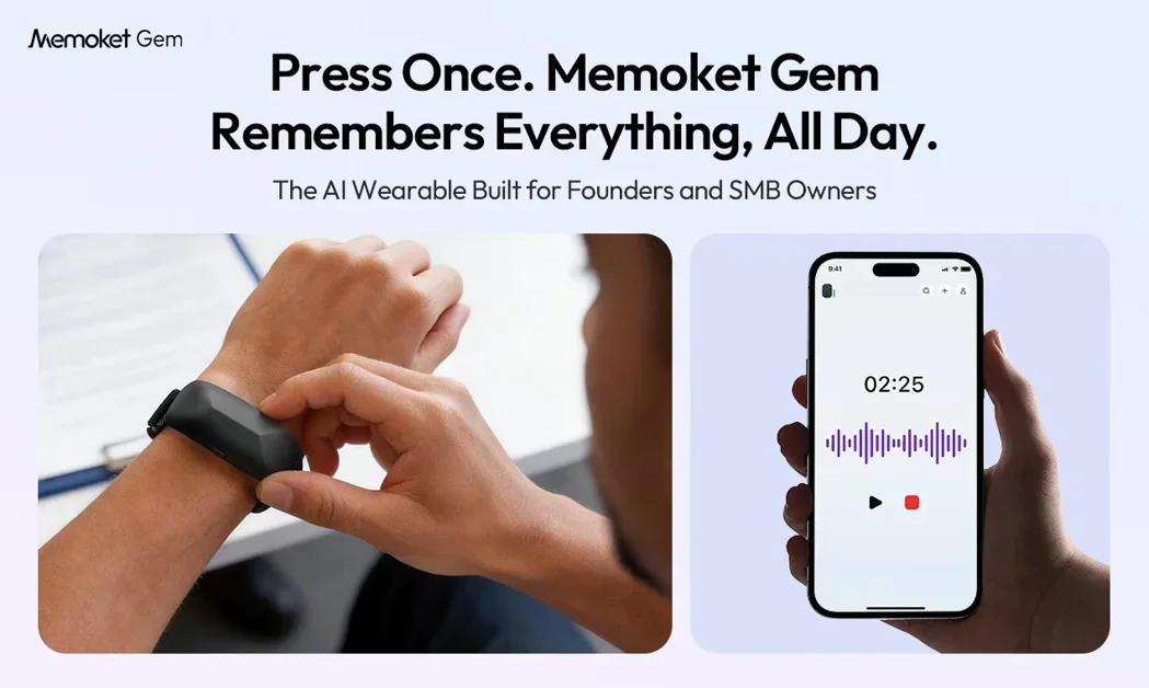 [Memoket Gem] An AI wearable that remembers your conversations all day