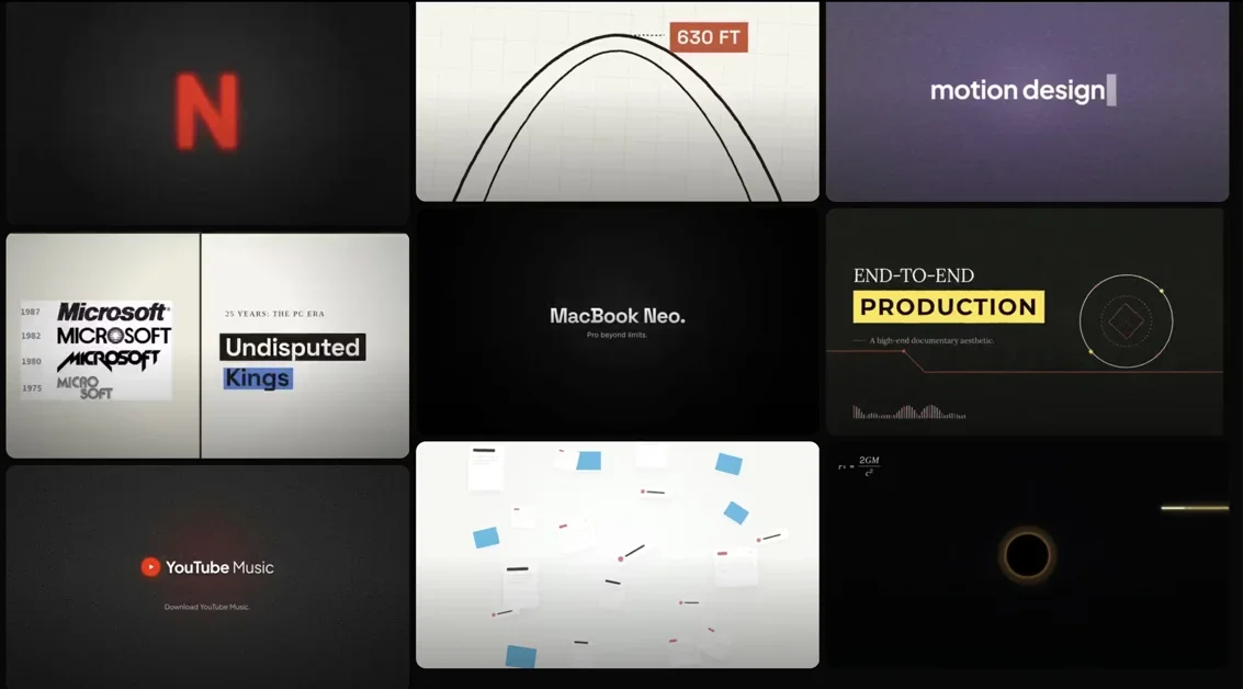 [Motion] A video agent for tasteful motion design