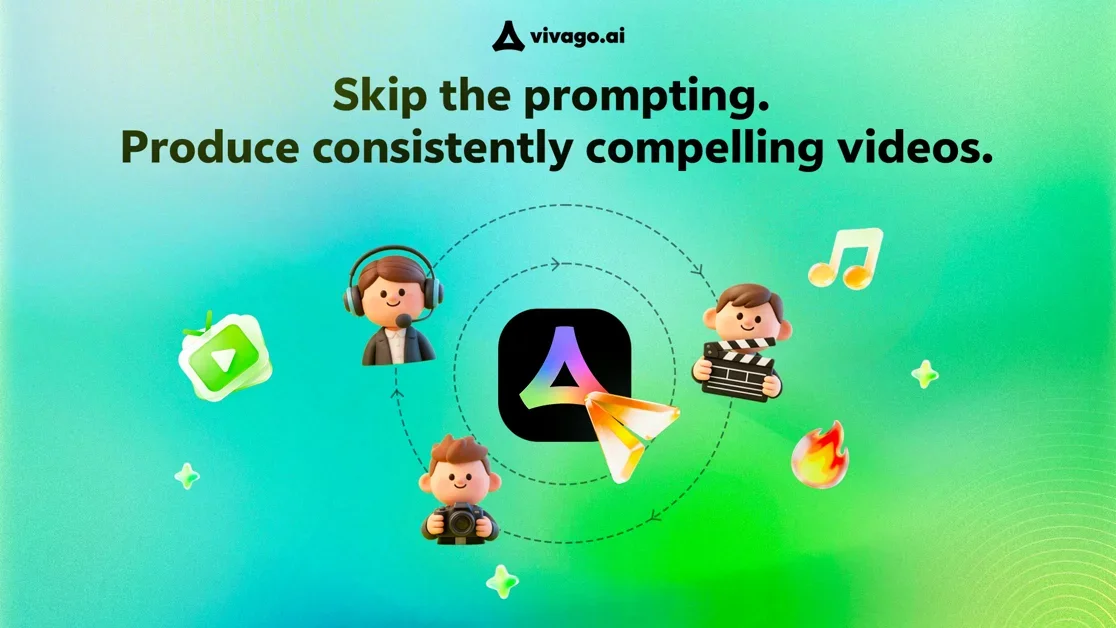 [Vivago Video Agent] Skip the prompting. Produce consistently compelling videos. 