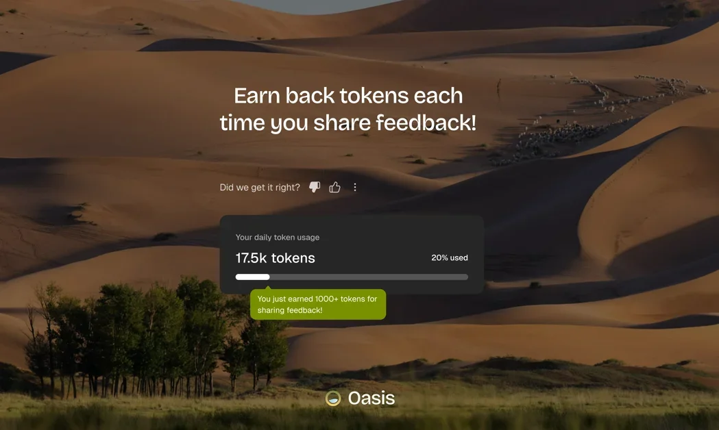 [Oasis Browser for Mac] A privacy-first AI browser you can train anonymously