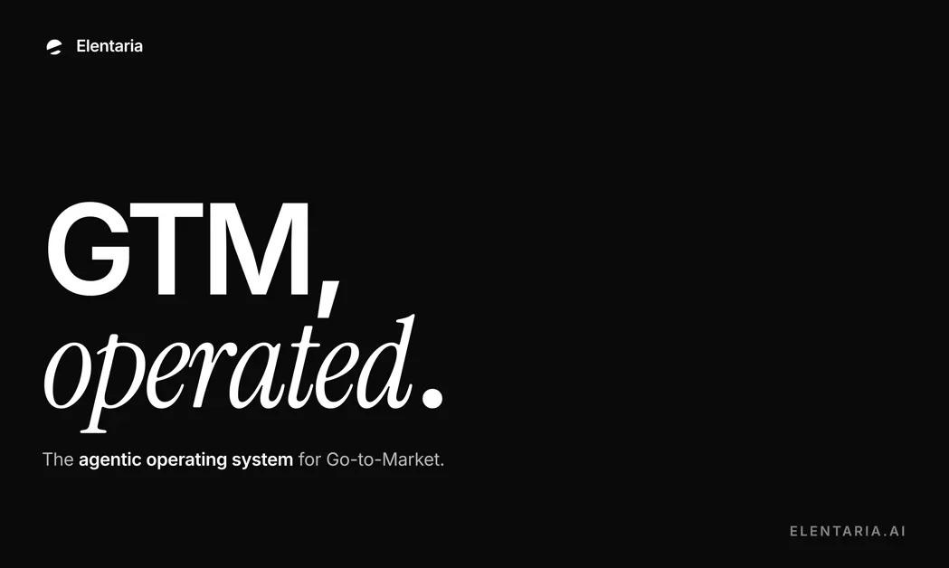 [Elentaria] Your GTM: from diagnosis to execution