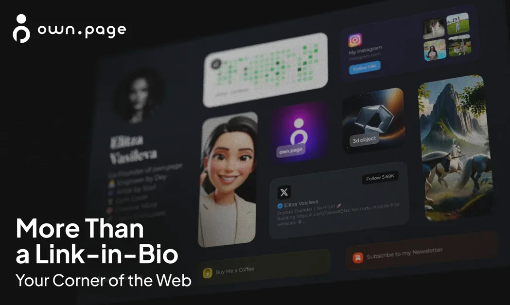 [own.page] Make your own personal website with bento tiles