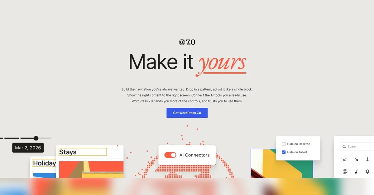 [WordPress 7.0] WordPress Armstrong is here