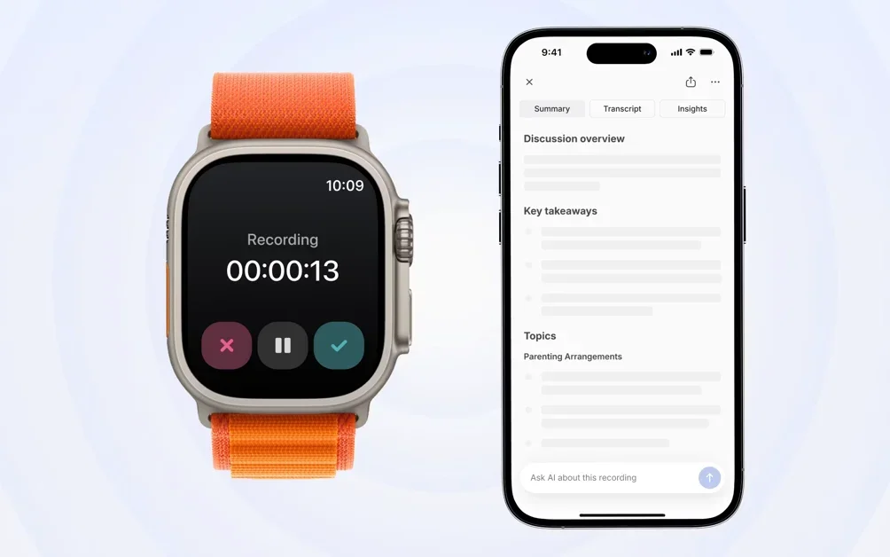 [Bluedot 2.1] Record on Apple Watch. Sync with Claude
