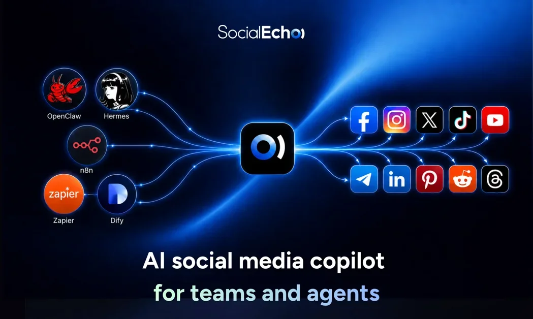 [SocialEcho 2.0] AI social media copilot for teams and agents
