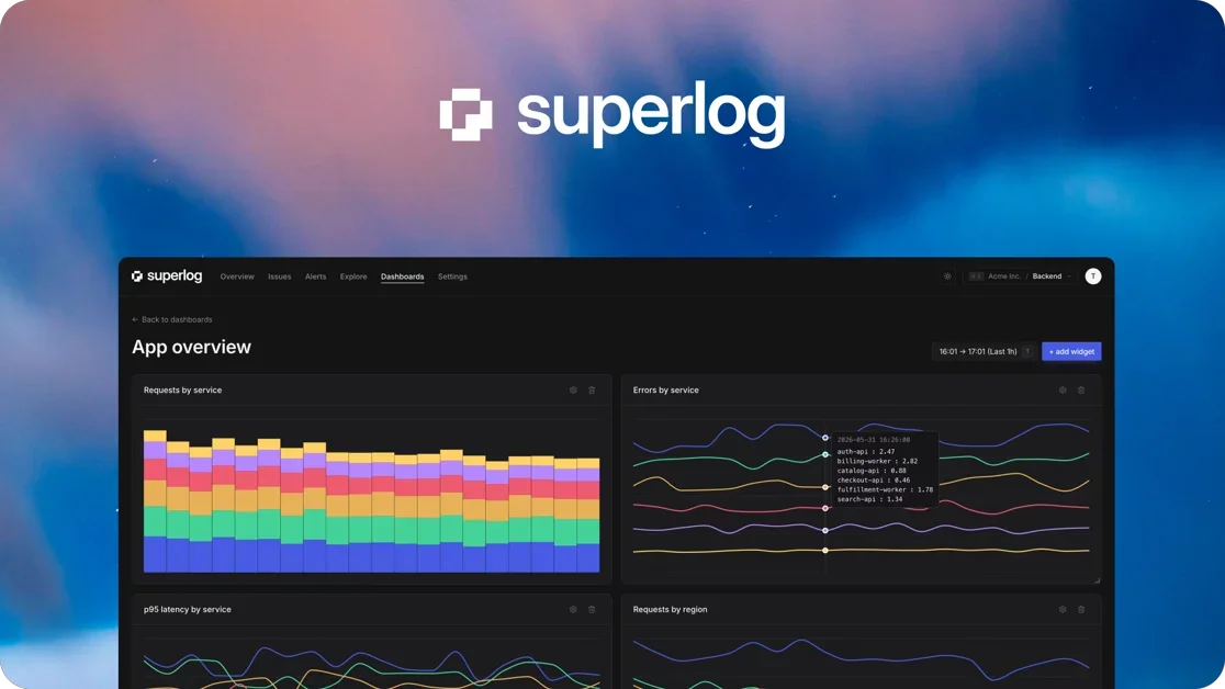 [superlog] Autonomous observability tool that finds & fixes bugs
