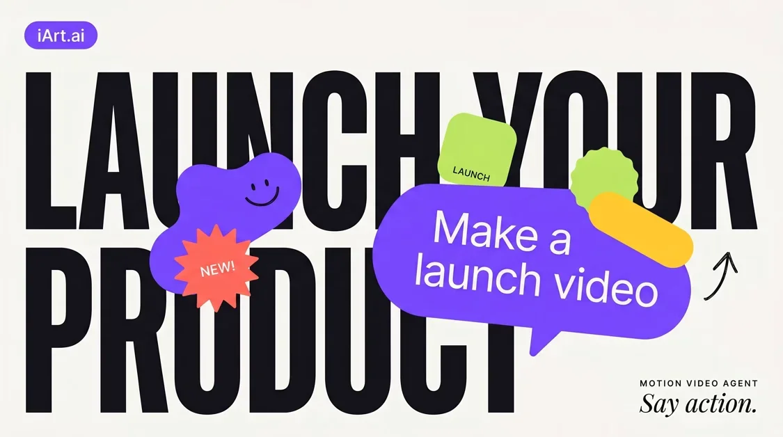 [iArt.ai] Turn ideas & designs into stunning video/animation.
