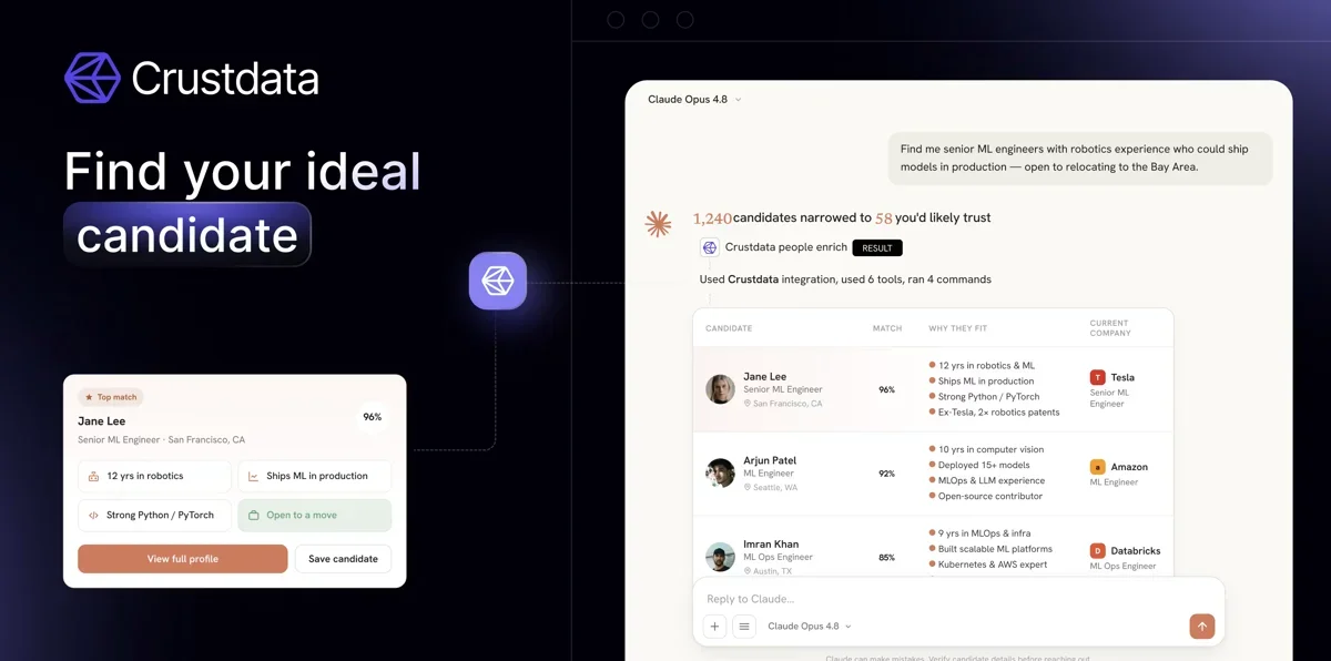 [CrustRecruiter] Turn Claude into a recruiter that thinks like you