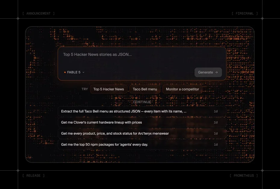 [Prometheus by Firecrawl] A Forward Deployed Agent for web data.