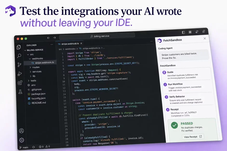 [FetchSandbox] API integration testing that remembers what breaks