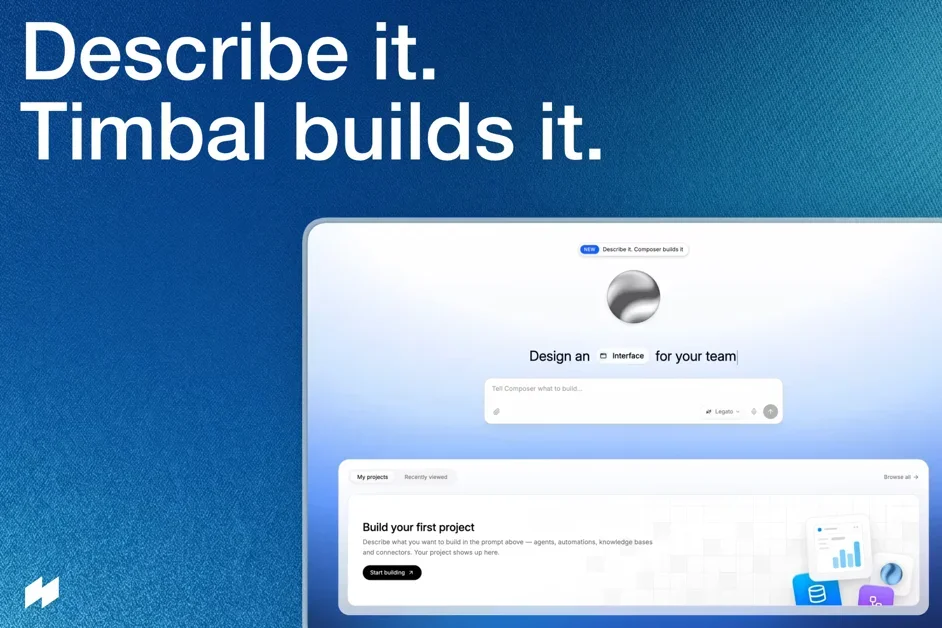 [Timbal AI] Build AI agents, workflows, and apps in one stack