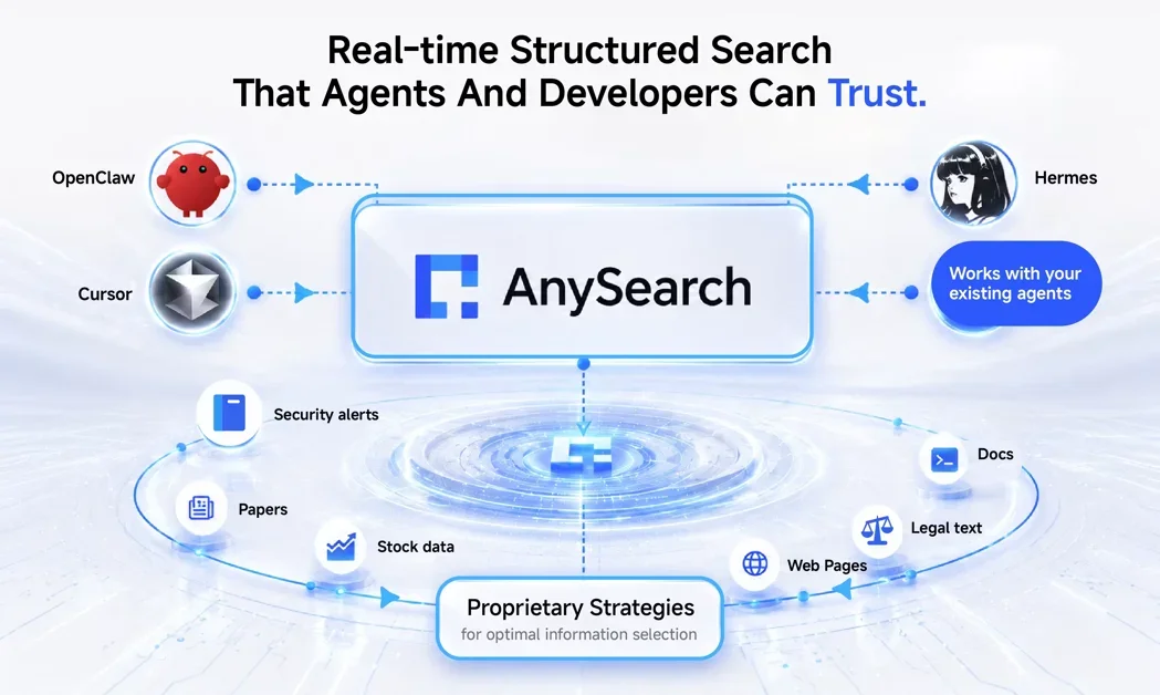 [AnySearch] Real-time structured search trusted by agents and developers
