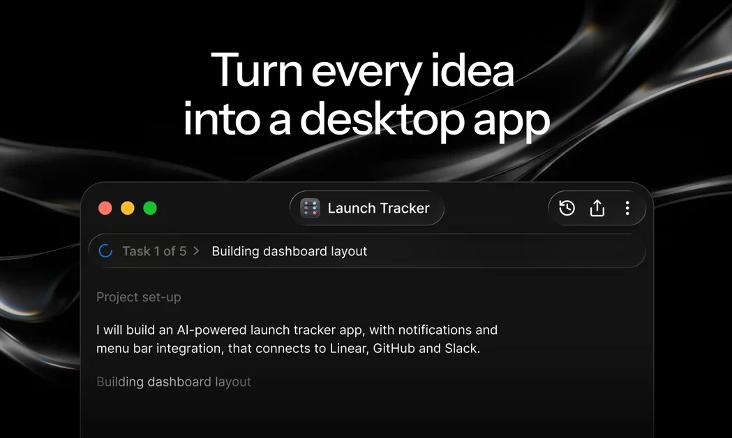[Glaze by Raycast] Create your own Mac apps by chatting with AI