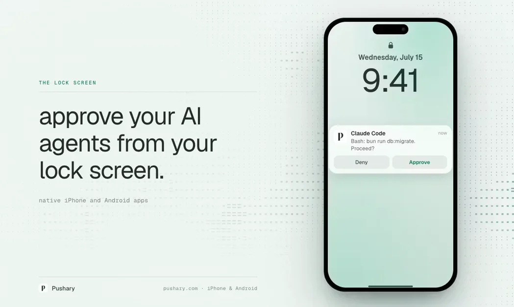 [Pushary] Approve AI requests from your lock screen