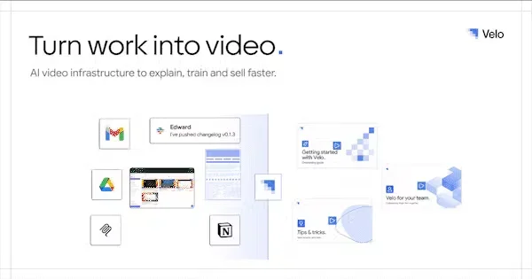 [Velo 3.0] AI video infrastructure to explain, train, and sell faster.