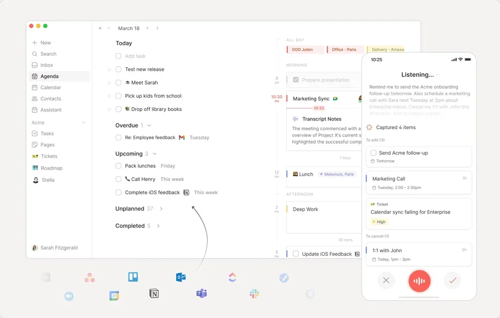 [Routine AI] Control work with your voice. The Siri for work.