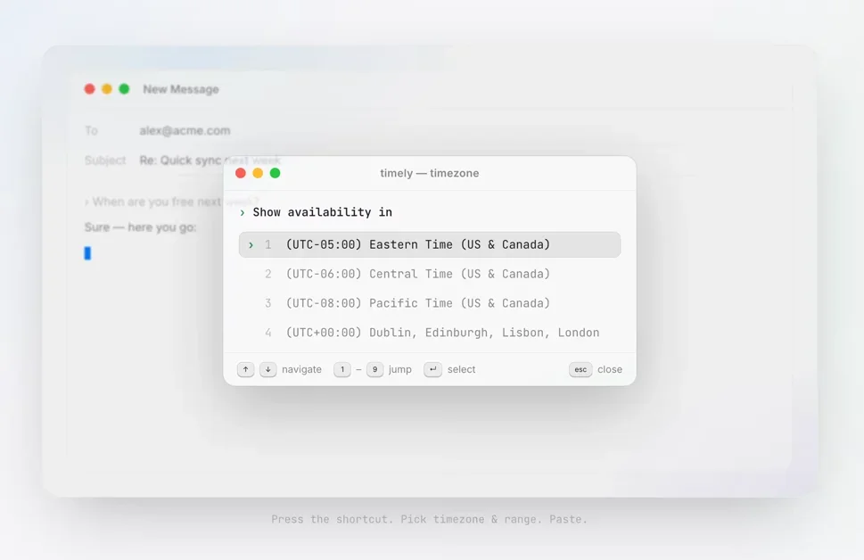[Timely] Pull your calendar availability in 3 seconds