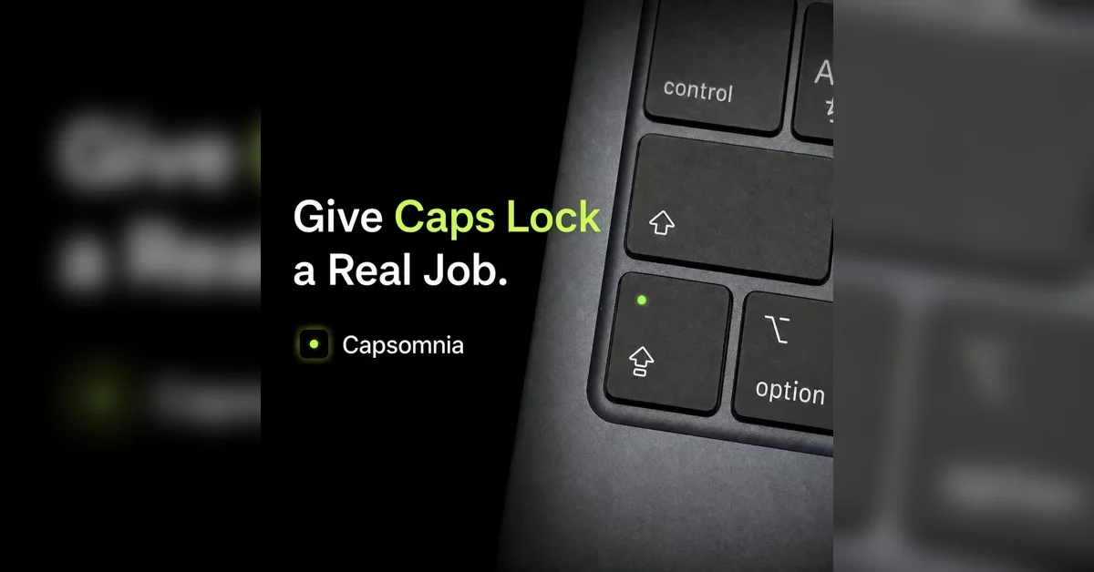 [Capsomnia] Caps Lock keeps your Mac awake, even with the lid closed