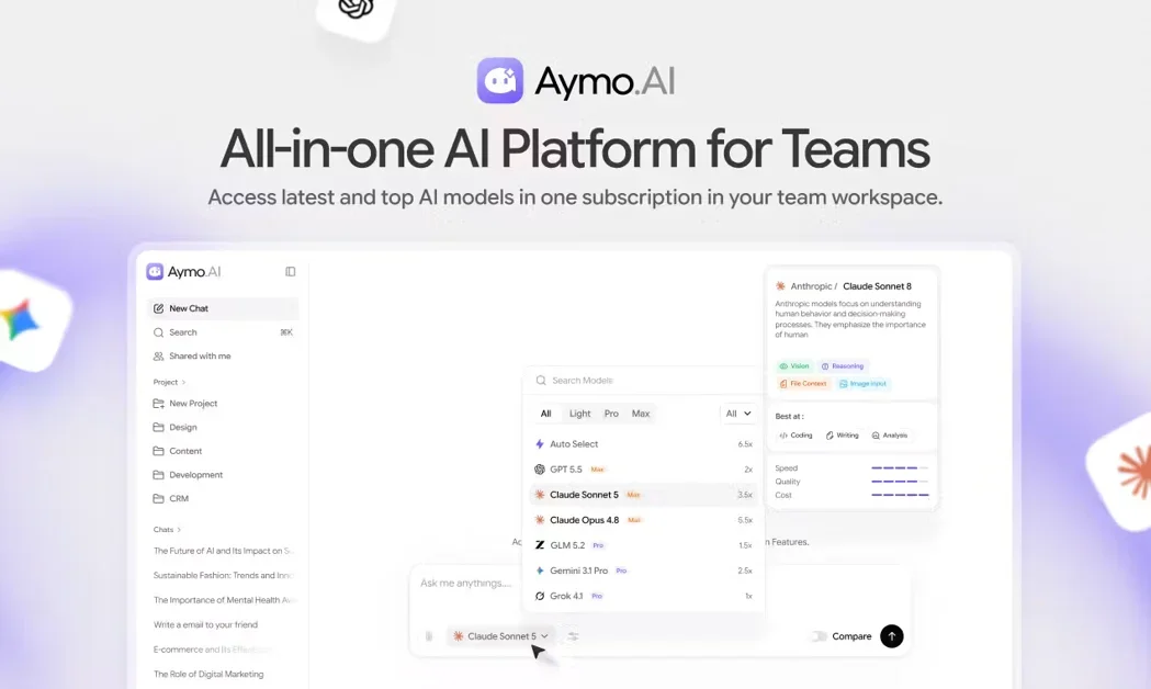 [Aymo AI] All-in-one AI Platform for Teams