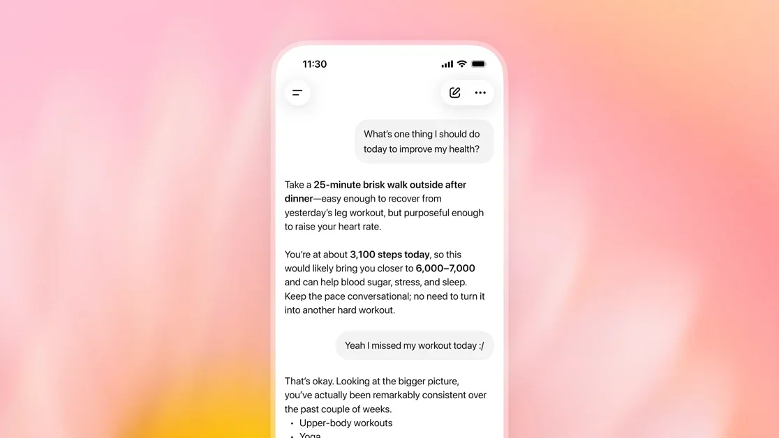 [Health in ChatGPT] Your personal health companion, powered by ChatGPT