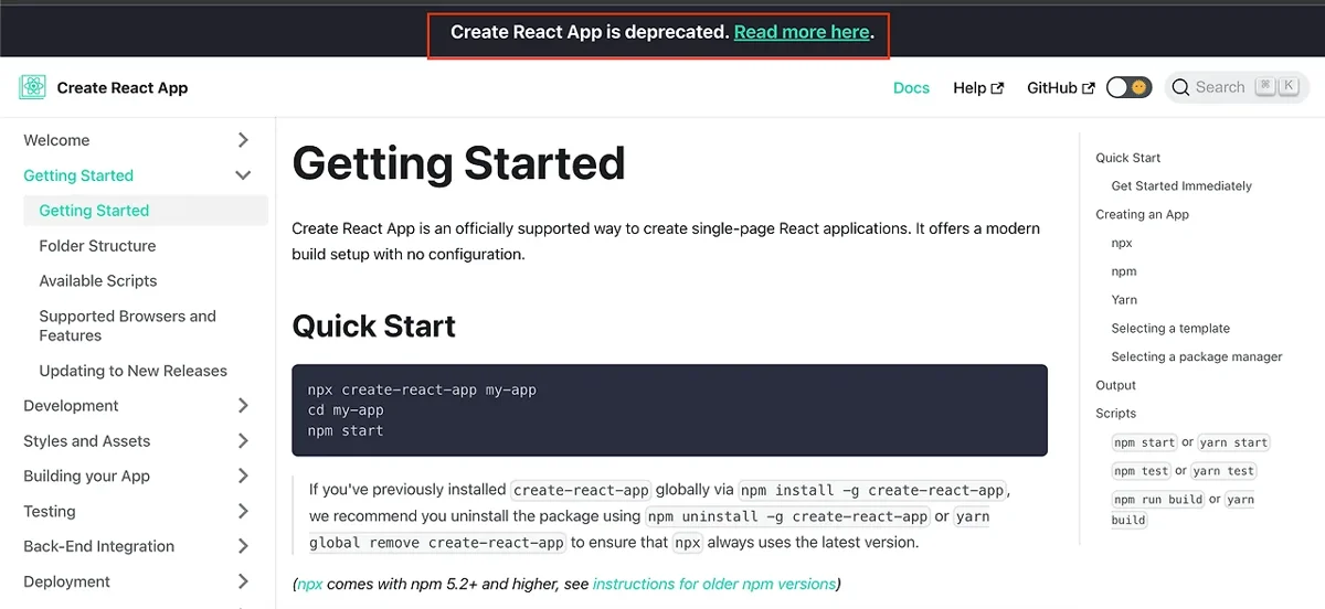 Create React App(CRA) 대안 Vite