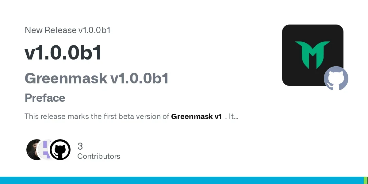 Greenmask + MySQL: v1.0.0b1 beta now available