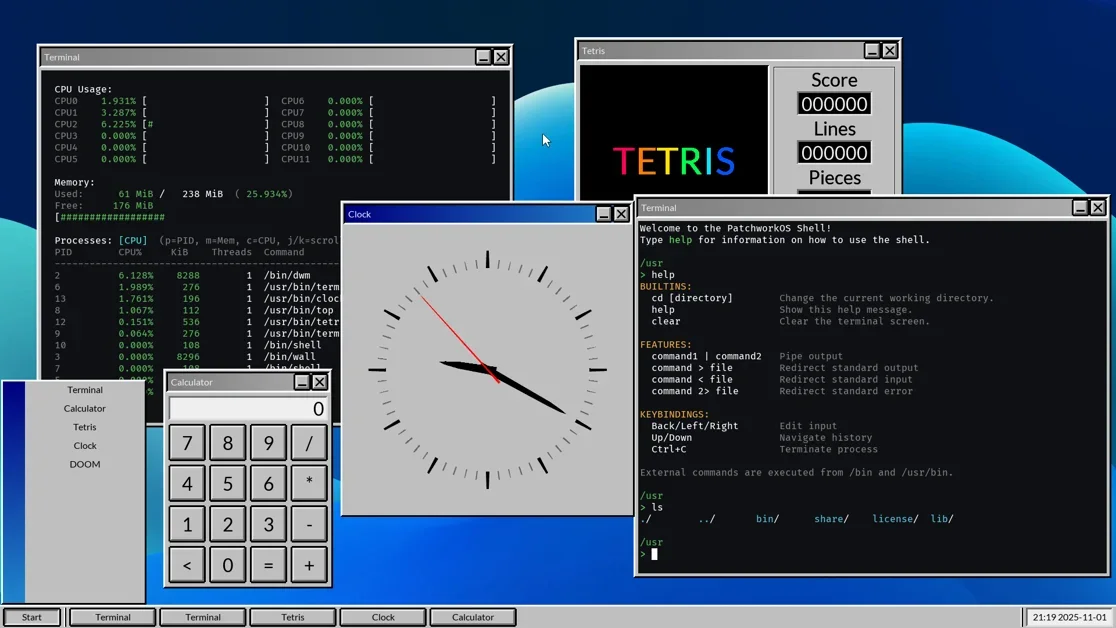 PatchworkOS Is a From-Scratch OS That Follows 'Everything Is a File' More Strictly than UNIX: An Overview of Sockets, Spawning Processes, and Notes (Signals)
