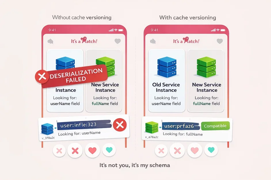 How Versioned Cache Keys Can Save You During Rolling Deployments
