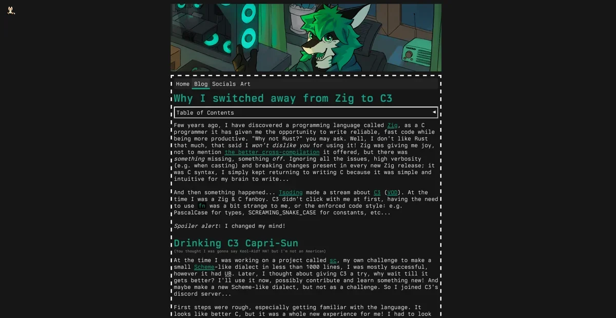 Why I switched away from Zig to C3