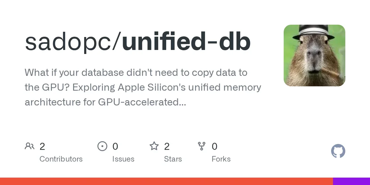 I built a GPU-accelerated SQLite on Apple Silicon to test a theory about the PCIe bottleneck. Here's what I found.