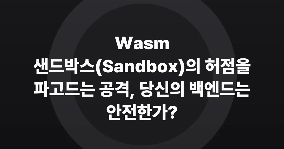 The Wasm Breach: Escaping Backend WebAssembly Sandboxes