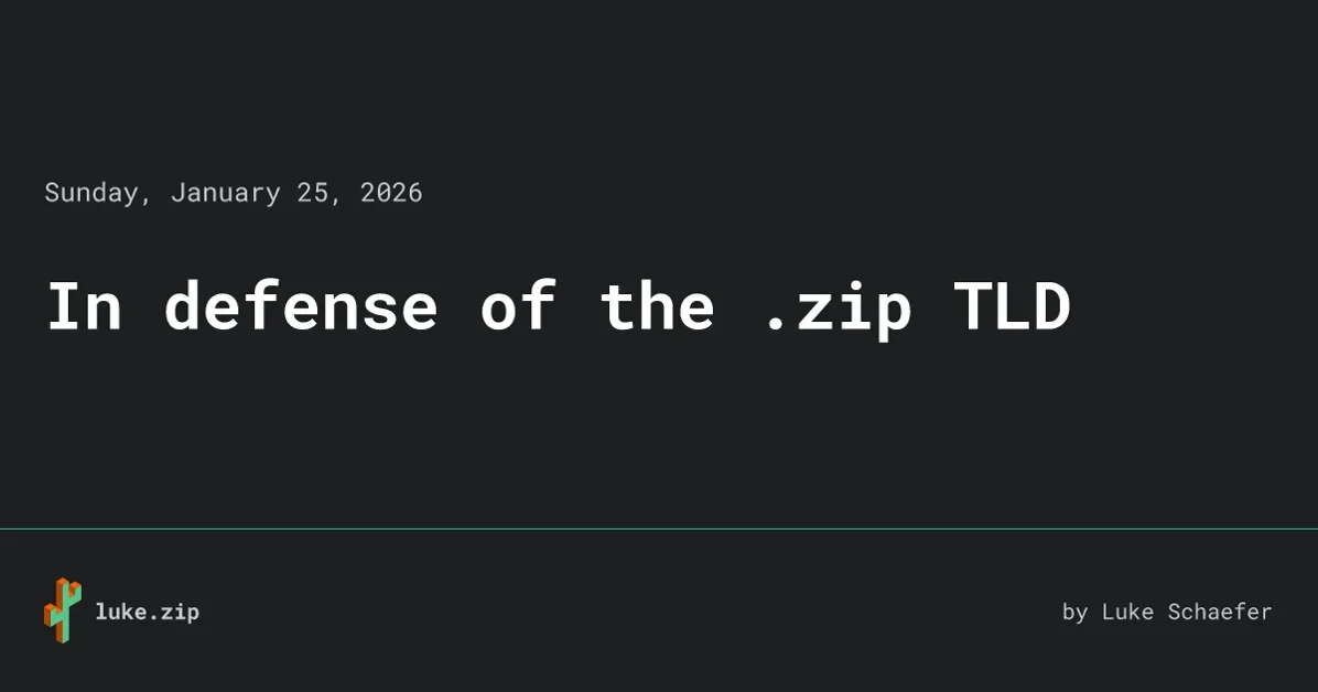 In humble defense of the .zip TLD