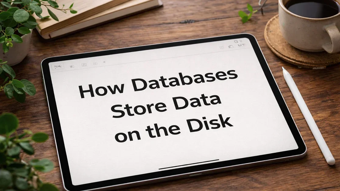 Understanding how databases store data on the disk