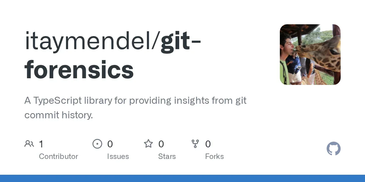 git-forensics - a library that turns git history into actionable architectural signals for your dev tooling