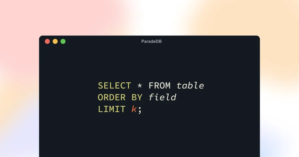 Top K is a deceptively hard problem in relational databases