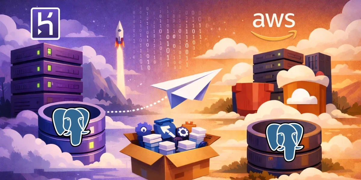 Migrating a 300GB PostgreSQL database from Heroku to AWS with minimal downtime