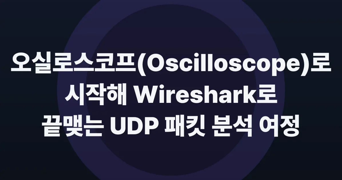 From Oscilloscope to Wireshark: A UDP Story