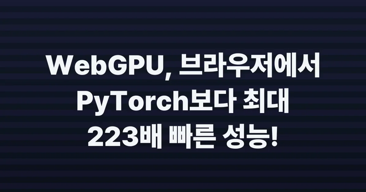WebGPU in a browser beats PyTorch on a datacenter GPU – paper + live benchmarks