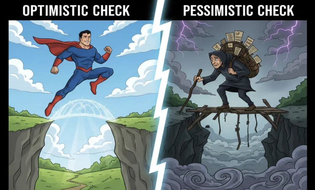 Performance trick: optimistic vs pessimistic checks