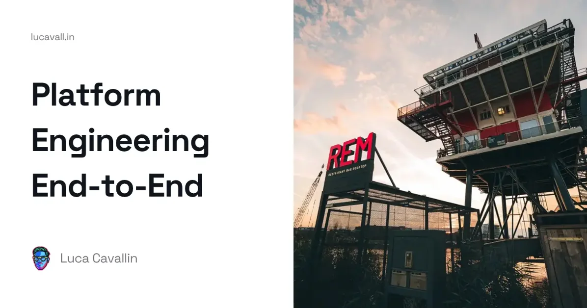 Platform Engineering End-to-End