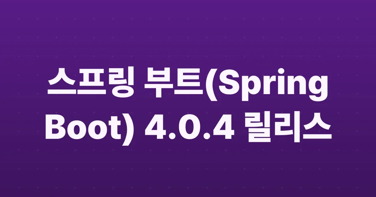 Spring Boot 4.0.4 available now