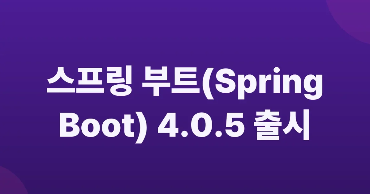Spring Boot 4.0.5 available now