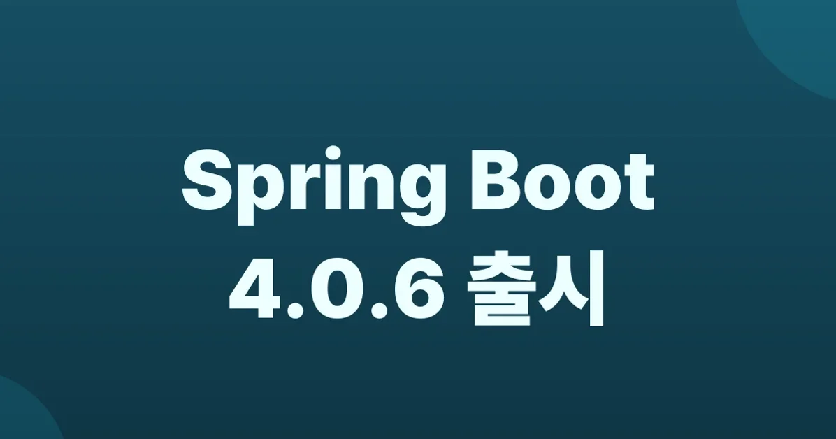 Spring Boot 4.0.6 available now