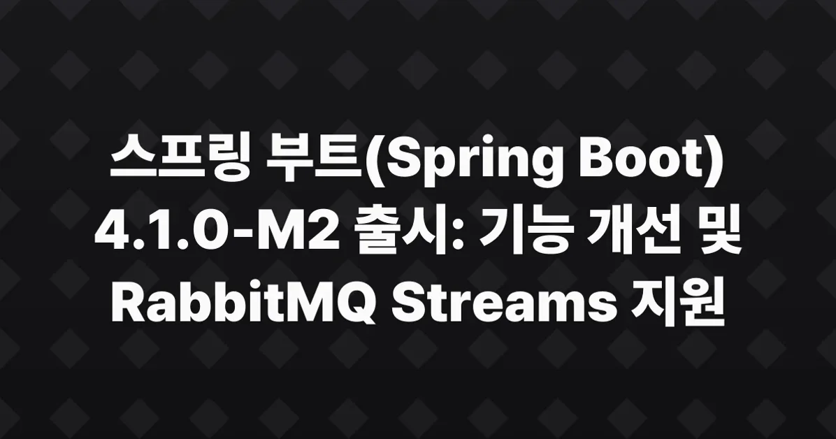Spring Boot 4.1.0-M2 available now