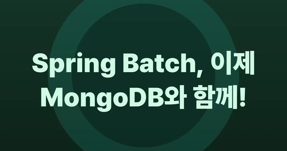 MongoDB-backed Spring Batch jobs and more in Spring Boot 4.1