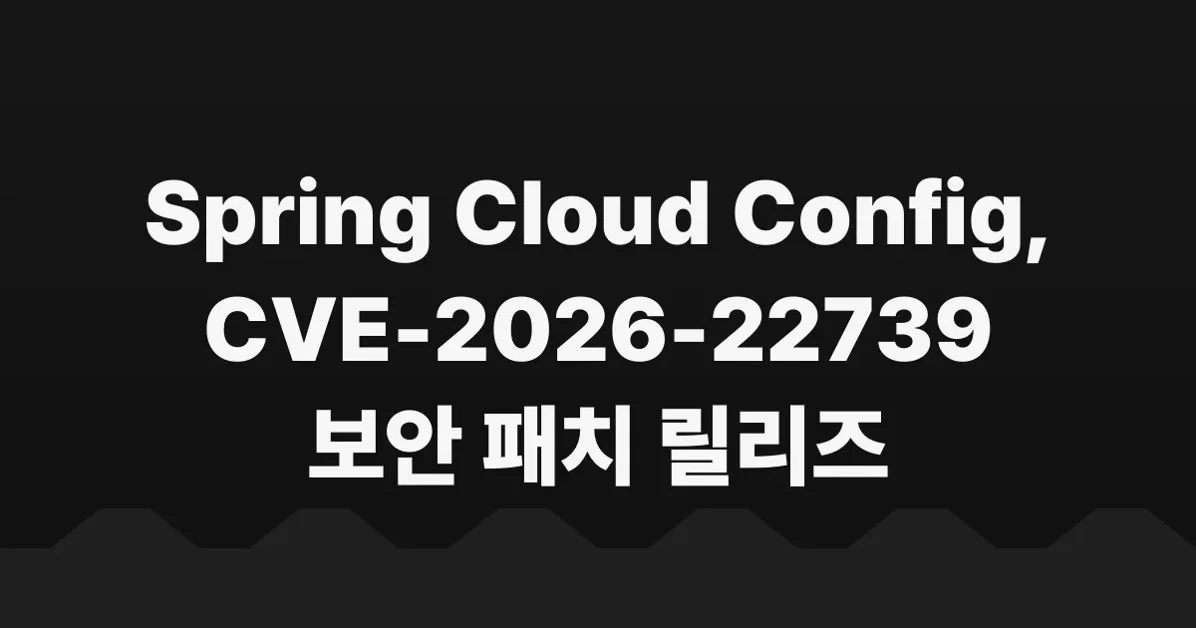 Spring Cloud Config 5.0.2, 4.3.2, 4.2.6, 4.1.9, 3.1.13 Released, includes fix for CVE-2026-22739