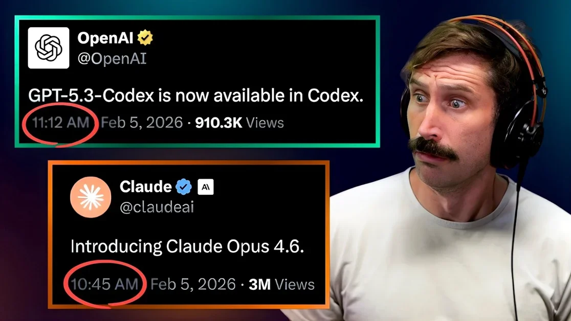 Opus 4.6 AND Chat GPT 5.3 SAME DAY???
